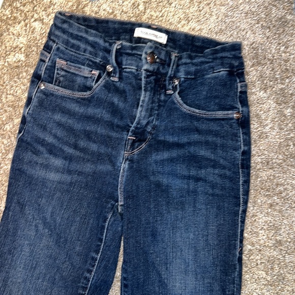 Good American Good Legs Crop Skinny Jeans Size 0 - Picture 7 of 12